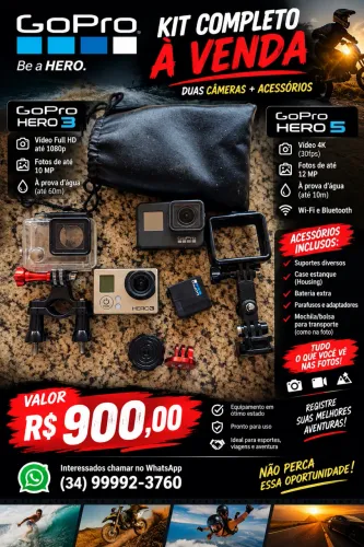 GoPro hero3 hero5