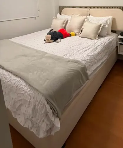 Cama box baú king - colchões Botafogo - em perfeito estado