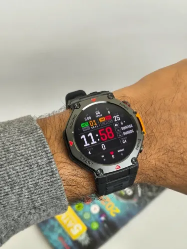Smartwatch Esportivo Preto Á Prova D'água Relógo Inteligente Tela Full Touch Android Ios