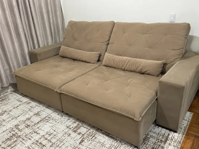 Sofá retrátil 3 metros / Suede