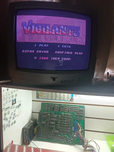 PLACA FLIPERAMA JAMMA VIGILANTE IREM BOOTLEG
