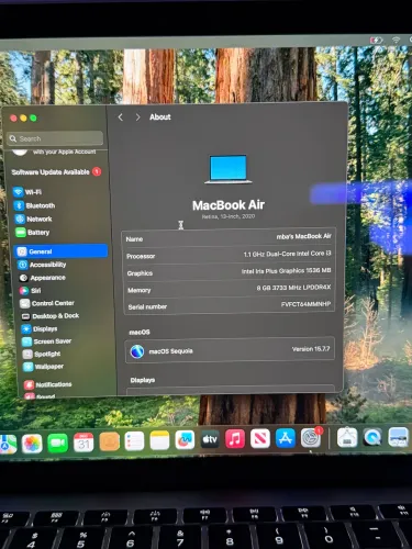 MacBook Air 2020 100% bateria  