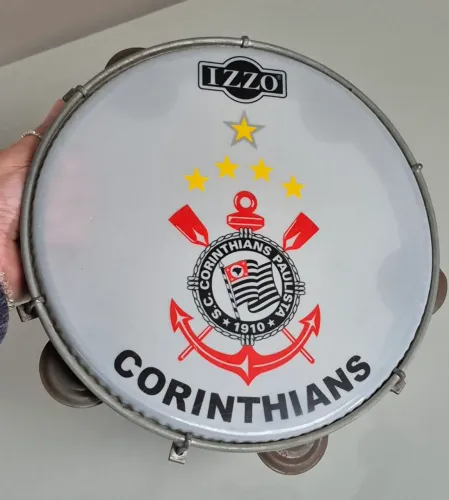 Pandeiro Corinthians Izzo Licenciado - Bom Estado
