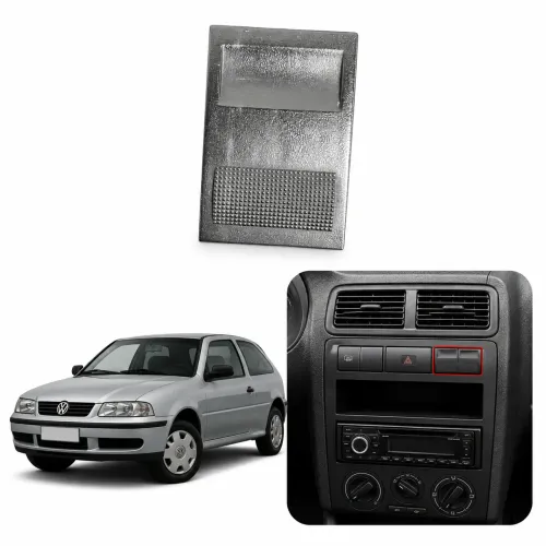 Botão Falso Painel VW Gol Saveiro Parati 1999 a 2005