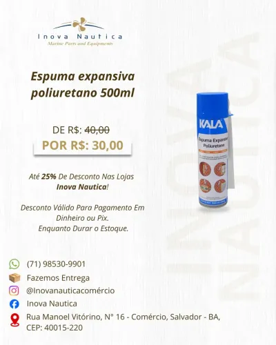 Espuma expansiva poliuretano 500ml