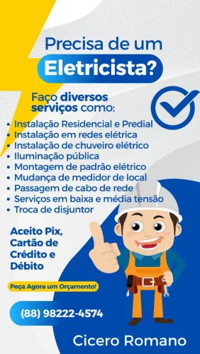 Eletricista - Cicero Romano