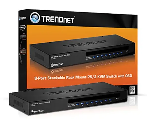 Chaveador Kvm 8 Portas Trendnet Tk-802r 9v 