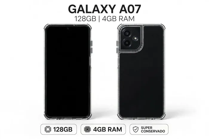 Celular Samsung A07 De 128gb e 4 DE RAM