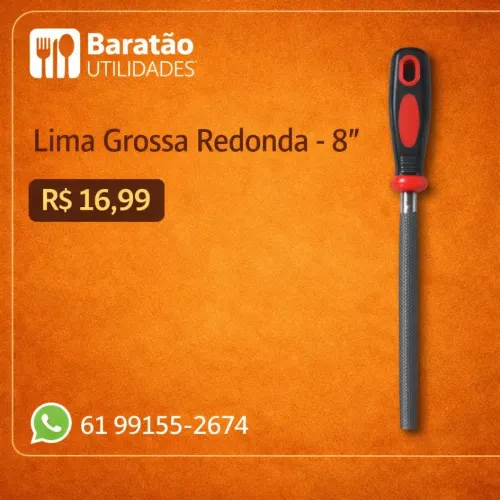 Lima grossa redonda "8"