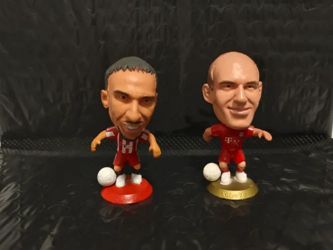 Mini Craques Bayern Kodoto - Robben e Ribéry - 2 Peças
