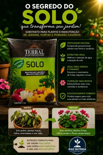 ADUBOS PARA JARDIM