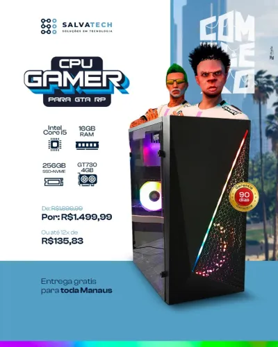 ?CPU GAMER PARA I5 PARA JOGAR GTA RP