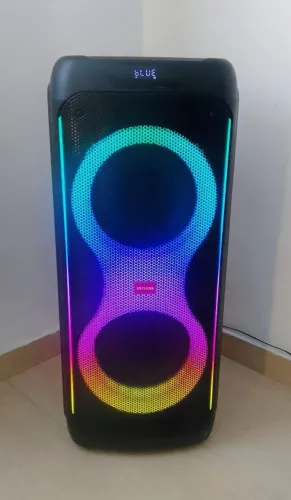 Caixa de Som PartyBox AIWA PB-04 BT 18H RGB USB TWS Preto