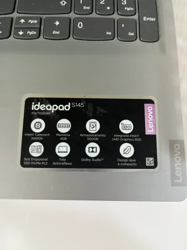 Vendo notebook Lenovo ideapad
