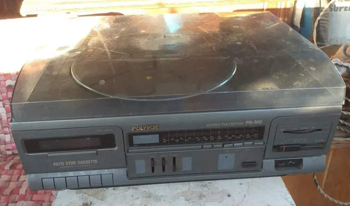 Preço para sair hoje, TOCA DISCO estéreo Polyvox Stereo Polysistem PS-300 LEIA O ANÚNCIO