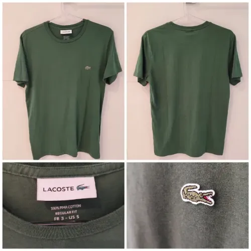 Camiseta Lacoste Pima Verde P