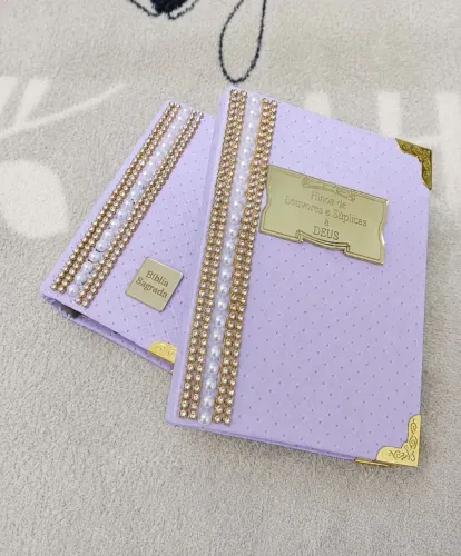 Kit hinario e bíblia personalizado CCB