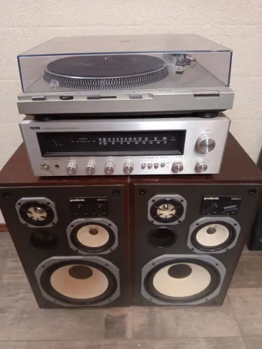 Toca discos sem caixas technics, polivox