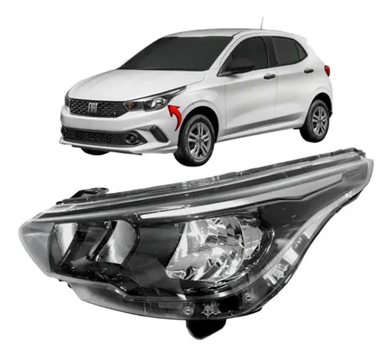 Farol Fiat Argo Cronos 2017 2018 2019 2020 2021 22 23 24 L.e Esquerdo