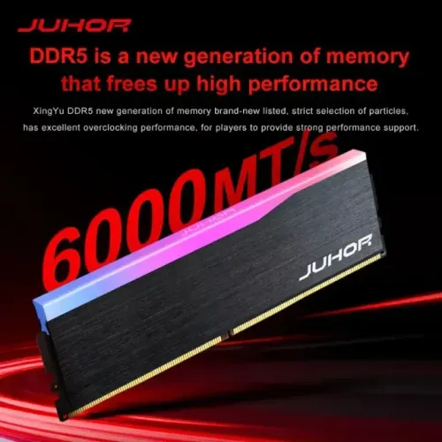 Memoria JUHOR DDR5 6000MHz CL38 1x16 GB RGB