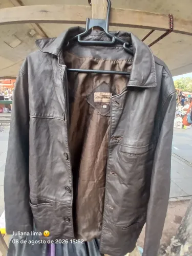 Jaqueta vintage couro