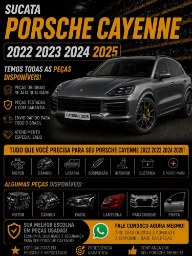 Sucata Porsche Cayenne 2022 2023 2024 2025