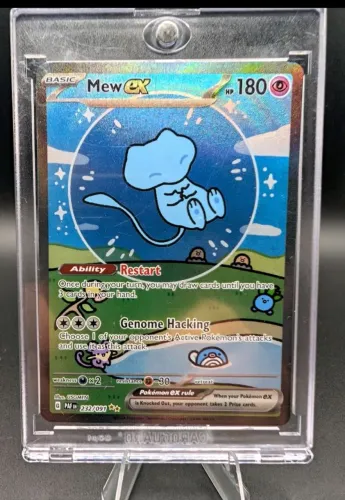 Carta Pokémon Mew EX INGLÊS mew bolha (ENCOMENDA)