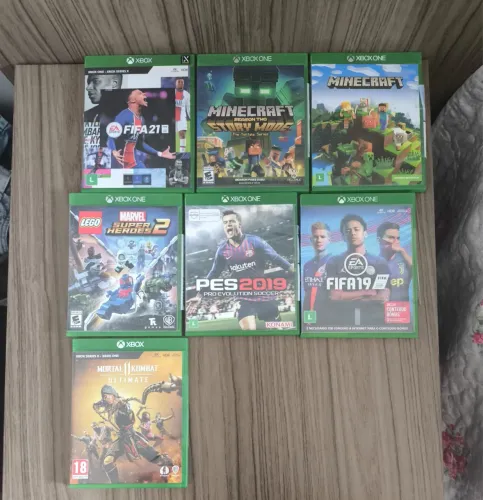 Jogos diversos de XBOX ONE S original.