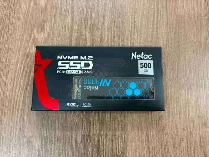 SSD NVME M.2 Netac PCIe Gen3x4 500gb - NV3000
