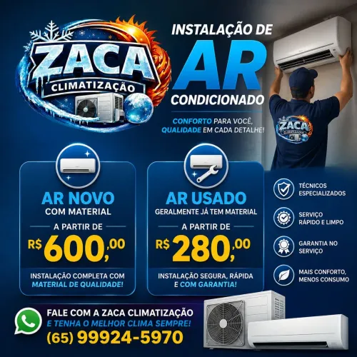 INSTALAÇÃO DE AR CONDICIONADO ?