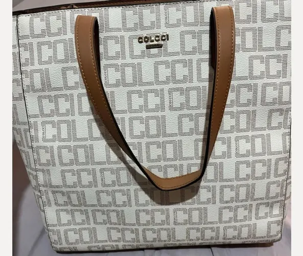 Bolsa Colcci Original Off White olograma Sacola 