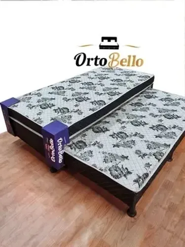 Cama Solteiro com Auxiliar Ortopédica Bibox Ortobello / pronta entrega 