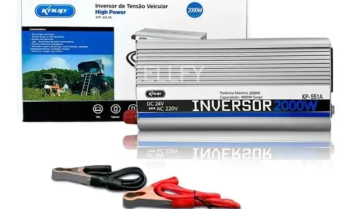 Inversor de potência de 2000W 12v pra 110v