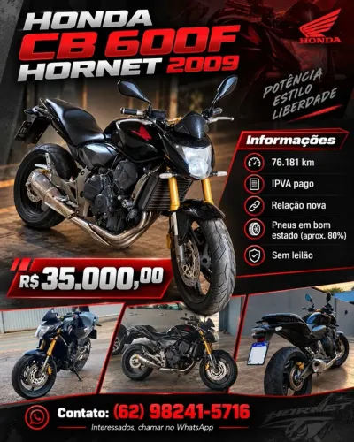 Honda CB 600f Hornet 2009