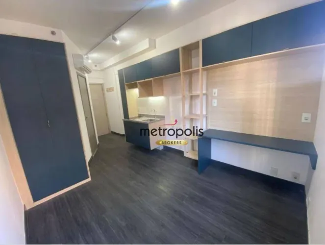 Studio com 1 dormitório para alugar, 20 m² por R$ 3.000,02/mês - Santa Paula - São Caetano