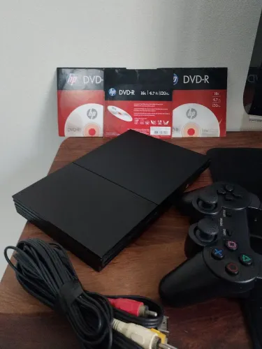 Playstation 2 Completo Destravado Com Jogos