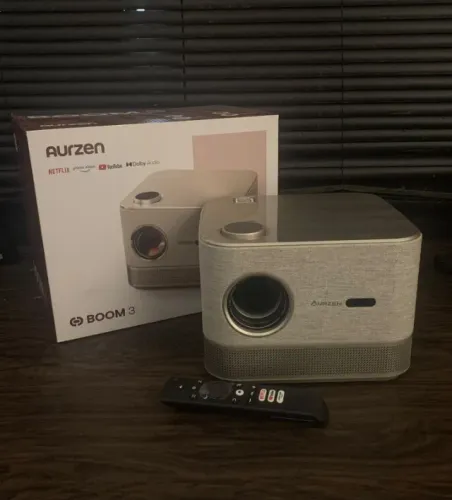 Projetor Aurzen BOOM 3 Full HD 1080p Wi-Fi Bluetooth - Seminovo