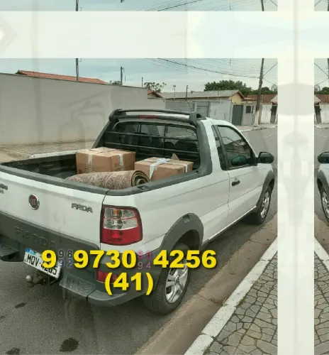 Frete baratão, carro aberto, atendo qualquer bairro, chama aí