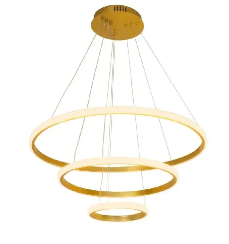 Luminaria pendente circular
