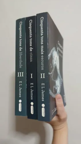 Livros cinquenta tons de cinza 