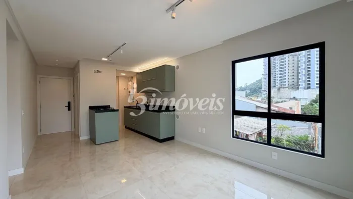 Apartamento para locação anual semimobiliado, 2 quartos (sendo duas suítes), 1 vaga de gar