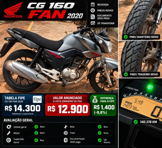 Honda CG 160 FAN Flex 2020