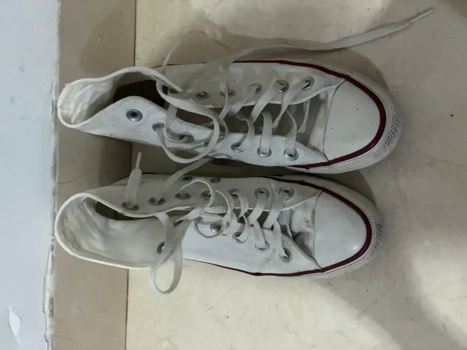 Tênis All Star de cano branco