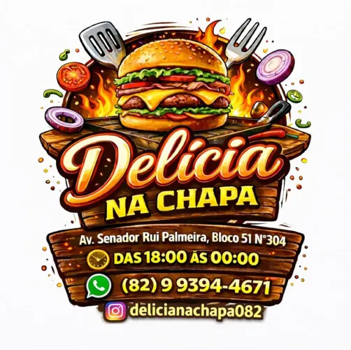 Delicia na chapa
