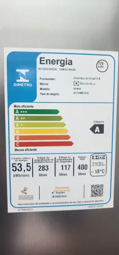 Refrigerador semi novo