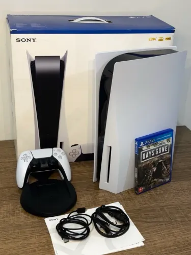 Ps5 mídia física e digital c/ 1 jogo e nota