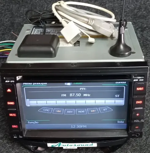 Aikon S100 Central Multimídia 2 Din Bluetooth Gps Radio Tv Digital leitor Usb Sd