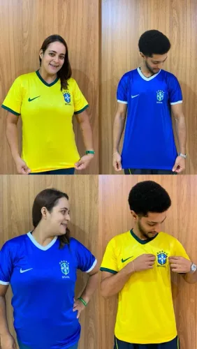 Camisa Brasil 3D