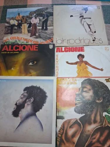 Discos de vinil samba