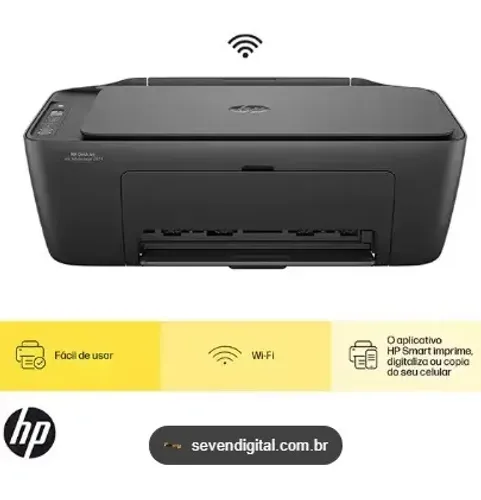 Impressora Multifuncional HP DeskJet Ink Advantage 2874 Wi-Fi Colorida